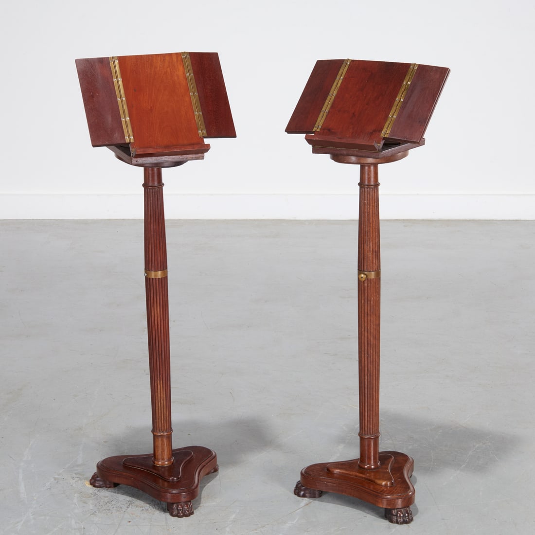Pair Directorie style adjustable reading stands (1 of 9)