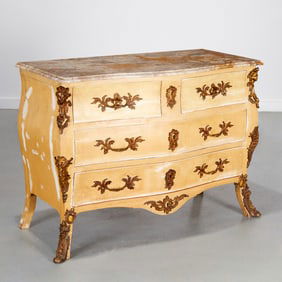 Louis XV style ormolu mounted lacquer commode