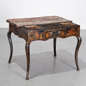 Antique Louis XV style japanned rafraichissoir