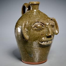 Burlon Craig, pottery face jug