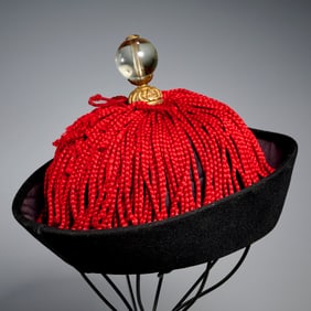 Chinese official's winter hat