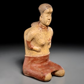 Jalisco style pottery female figure