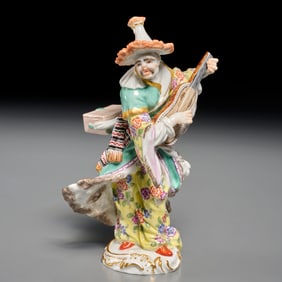 Meissen porcelain Malabar musician figure