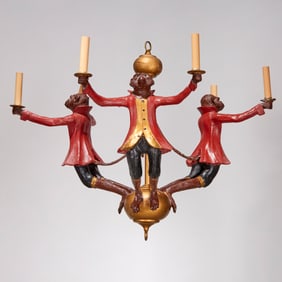 Bill Huebbe, Singerie monkey chandelier