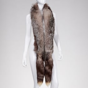 Vintage Raccoon fur stole