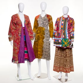 Group of ethnic clothing