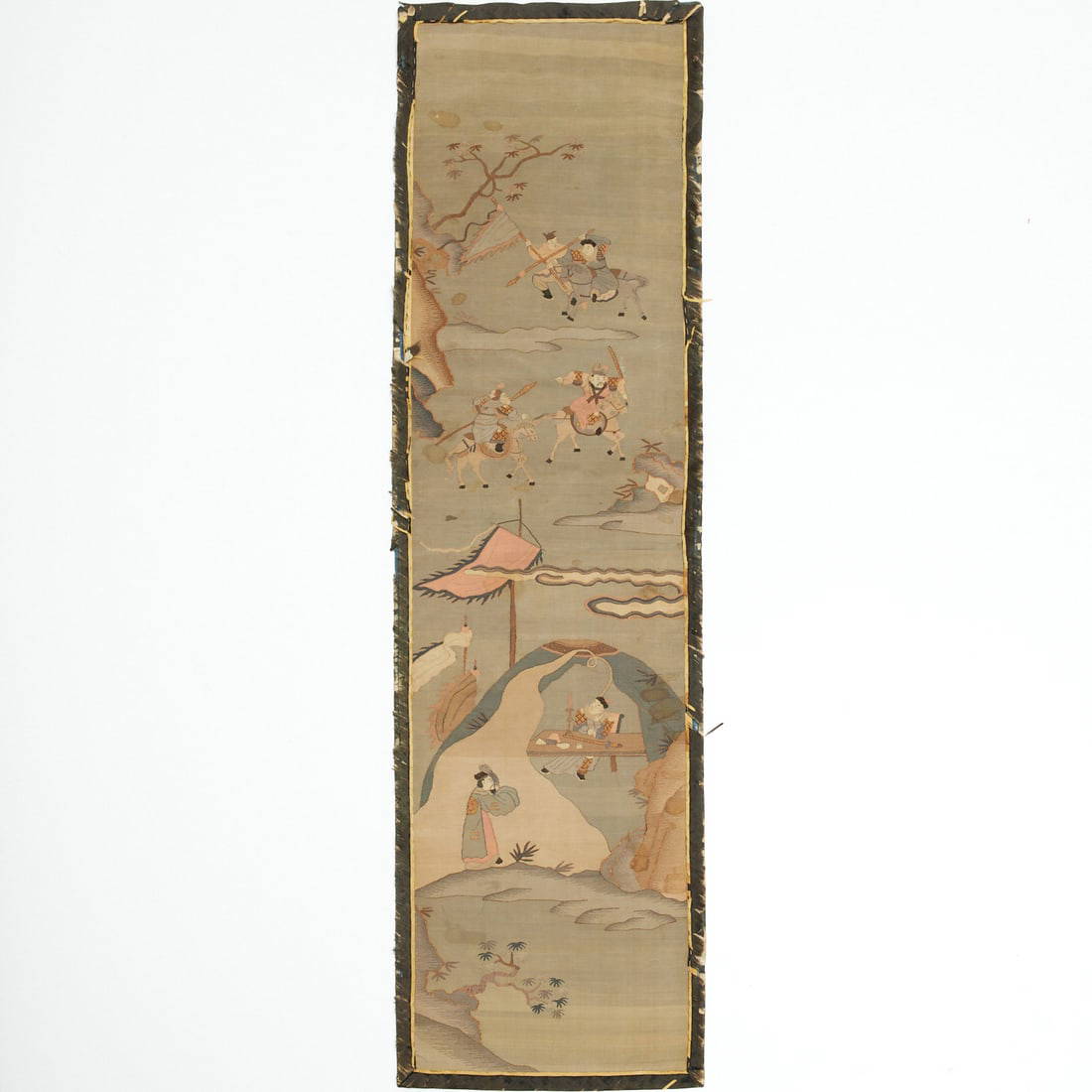 Large Chinese Kesi pictorial panel