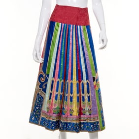 Nice Chinese silk embroidered skirt