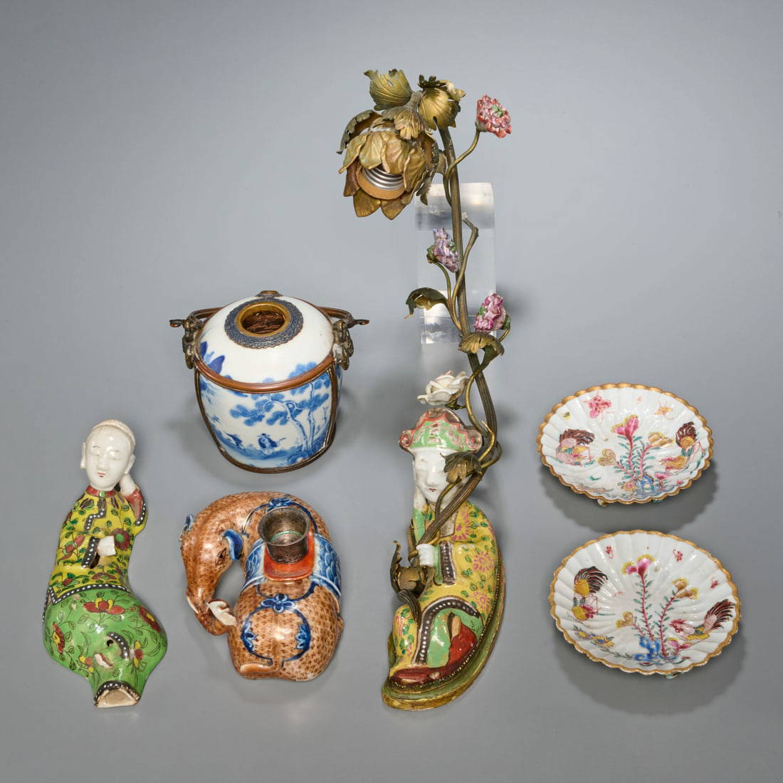 Antique Chinese and Japanese ceramics group