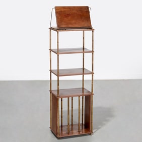 Louis Philippe brass mounted mahogany etagere