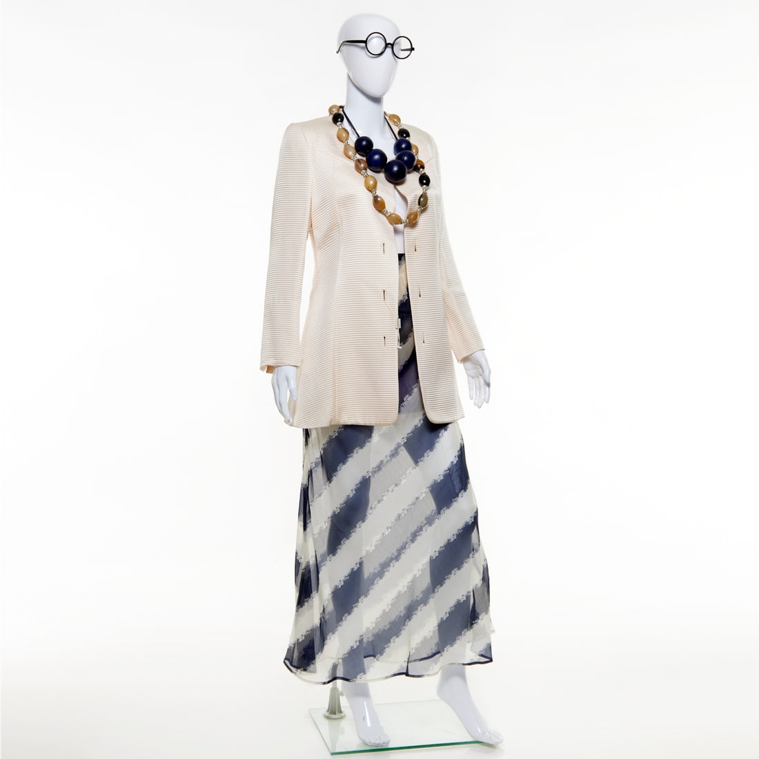 Gianfranco Ferre sheer skirt and jacket (1 of 8)