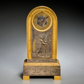 French Empire clock, manner of Feuchere & Fossey