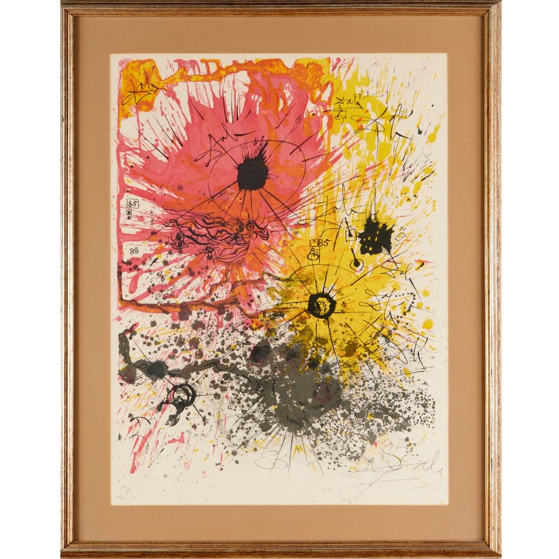 Salvador Dali, lithograph on BFK Rives paper, 1965 (1 of 7)