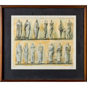 Henry Moore, collotype on paper