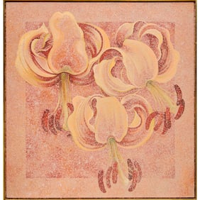 Lowell Nesbitt, oil on canvas, 1987