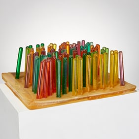 Barbara T. Smith, resin sculpture model, 1971