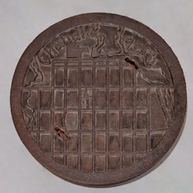 Le Corbusier, iron "Manhole Cover", 1954