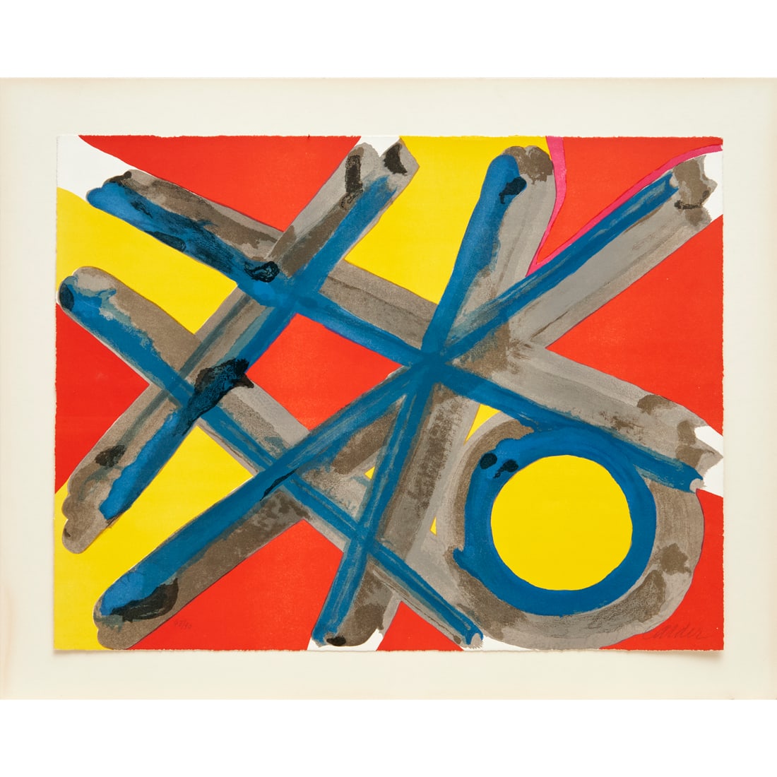 Alexander Calder, lithograph on paper, 1965 (1 of 8)