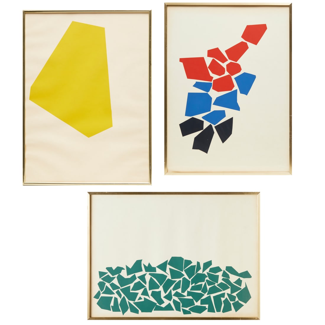 Robert Goodnough, suite (3) serigraphs on paper (1 of 10)