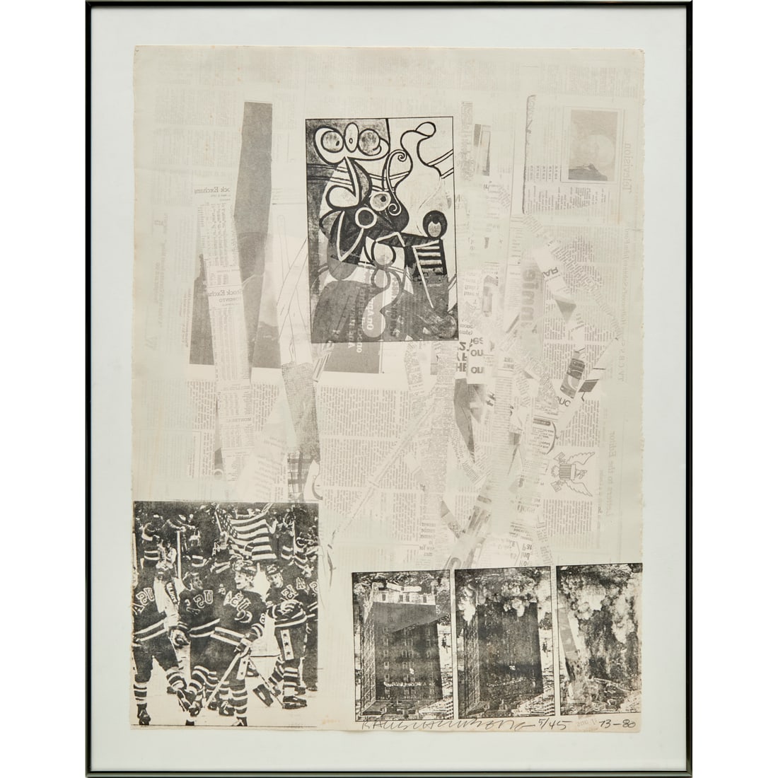 Robert Rauschenberg, serigraph and monotype print (1 of 6)