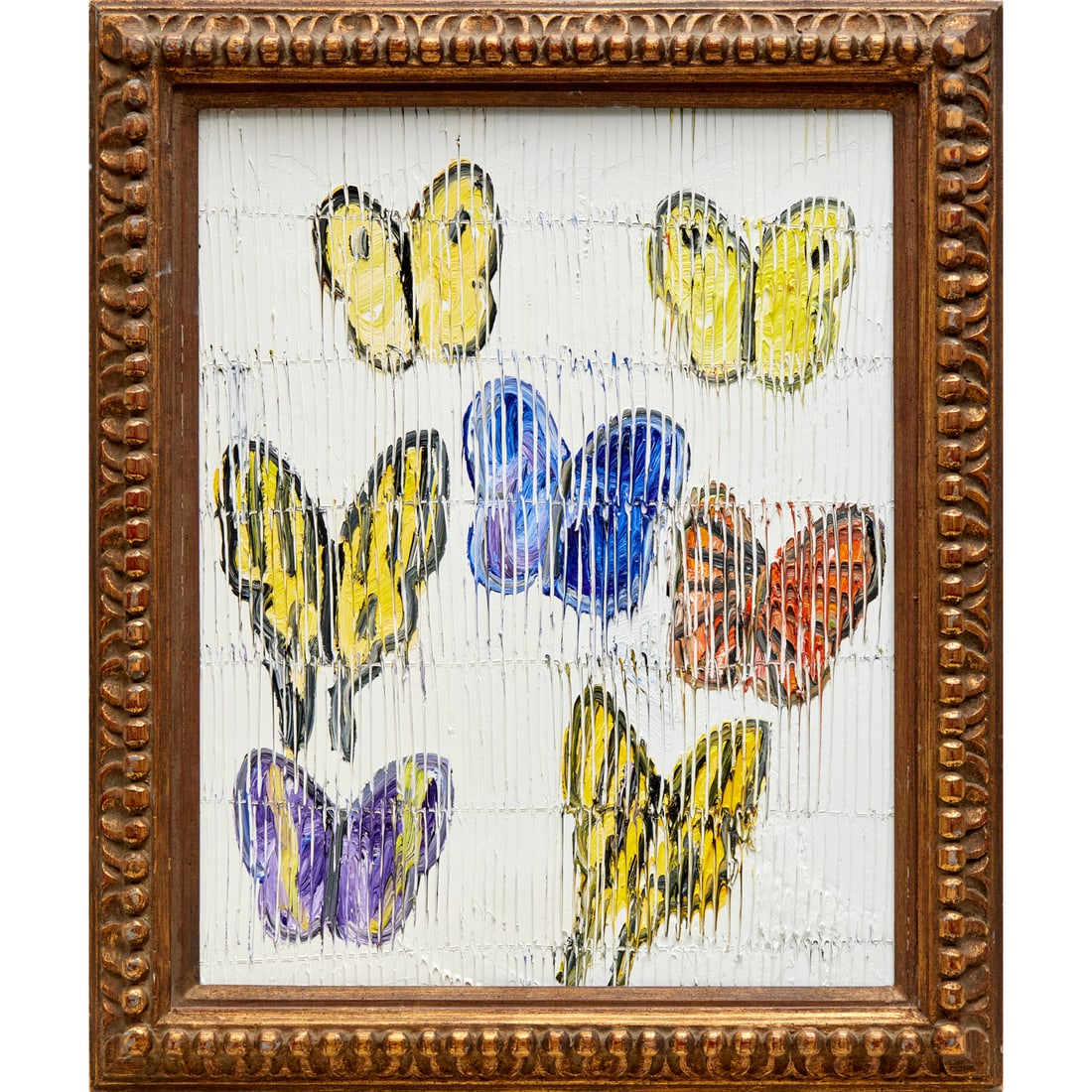 Hunt Slonem, oil on panel, 2022 (1 of 8)