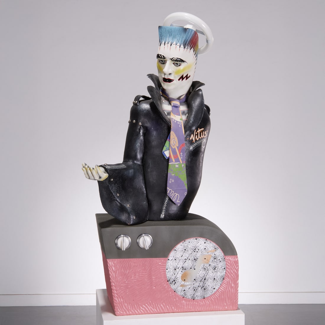 Mark Burns, ceramic figural lamp, 1983 (1 of 10)