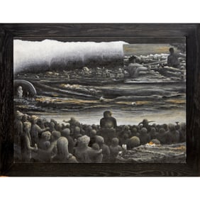 Robert Sholties, acrylic on canvas, 1980