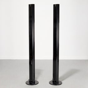 Gianfranco Frattini, pair Megaron floor lamps