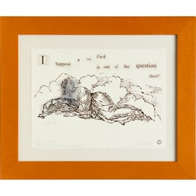 David Godbold, mixed media on paper