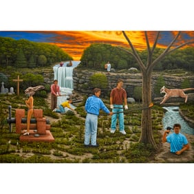 Robert Sholties, acrylic on canvas, 1996