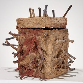 Gunther Uecker (manner), mixed media sculpture