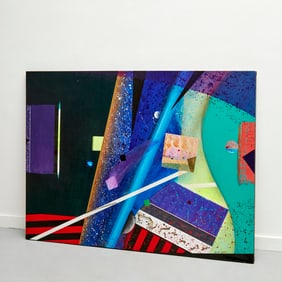 John Eric Broaddus, large acrylic on canvas