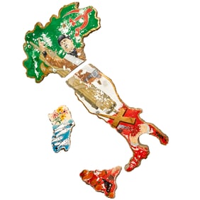 Franc Palaia, large mixed media