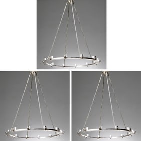 Jonathan Browning Studio, (3) chandeliers