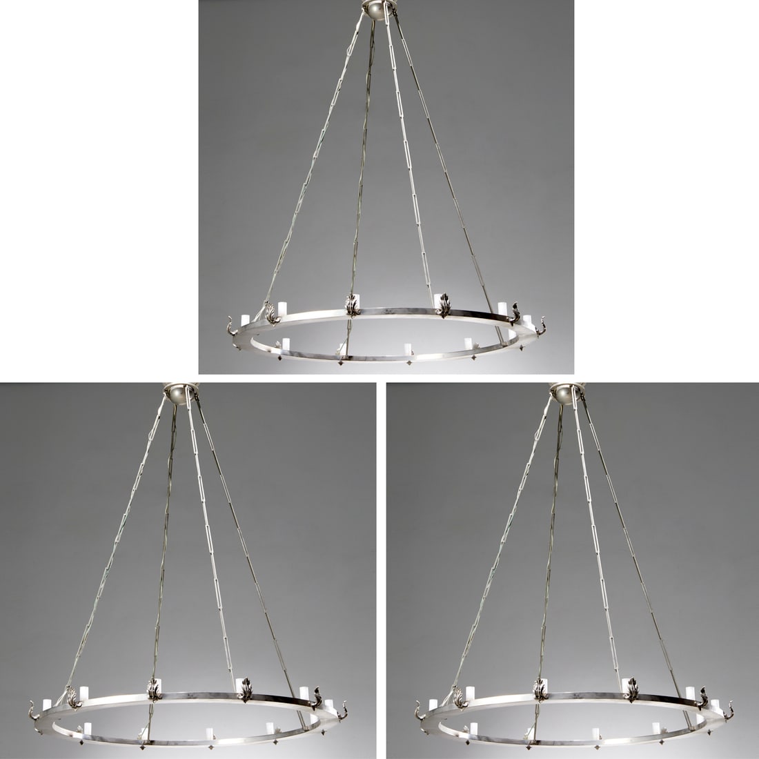 Jonathan Browning Studio, (3) chandeliers (1 of 6)