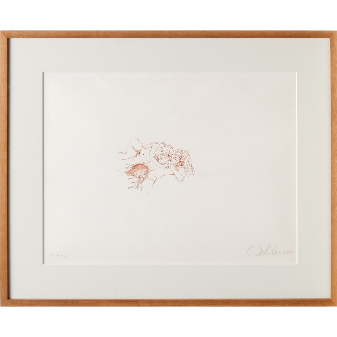 John Lennon, lithograph on paper: John Lennon, lithograph on paper, John Lennon (British, 1940-1980), "Erotic #5" from "Bag One" series, signed "John Lennon" lower right, numbered H.C. XXXVI/VL, with COA from VerifiedAutographs.com, 2