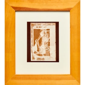 Mark Morrisroe, sepia tone print