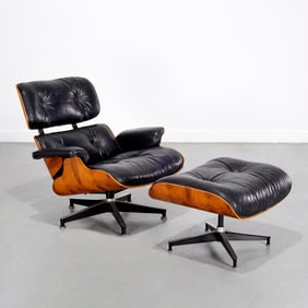 Charles and Ray Eames, lounge chair and ottoman