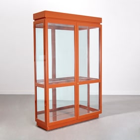Tony Duquette (attrib), lacquer vitrine