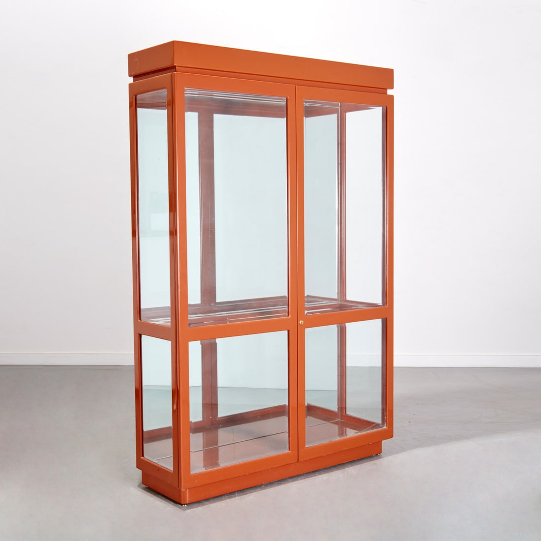 Tony Duquette (attrib), lacquer vitrine (1 of 6)