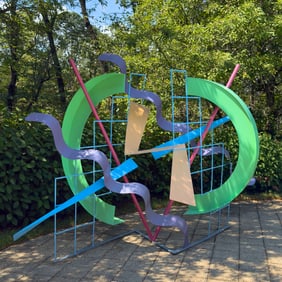 Nat Hesse, large metal outdoor sculpture