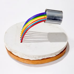 Antonio Peticov, neon sculpture, c. 1981