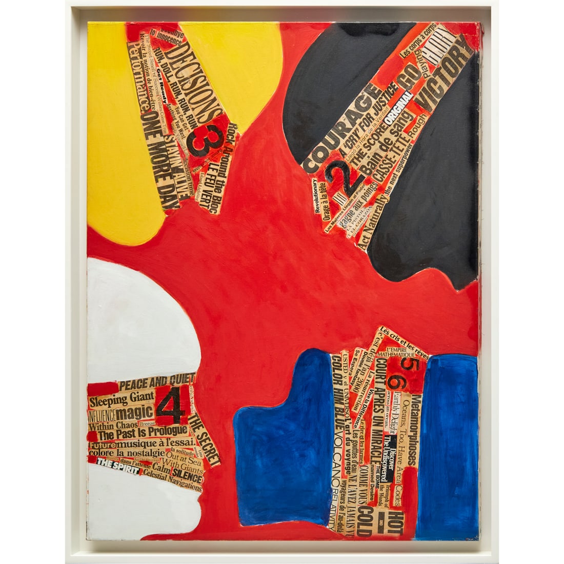 Nicola L., mixed media collage on canvas (1 of 8)