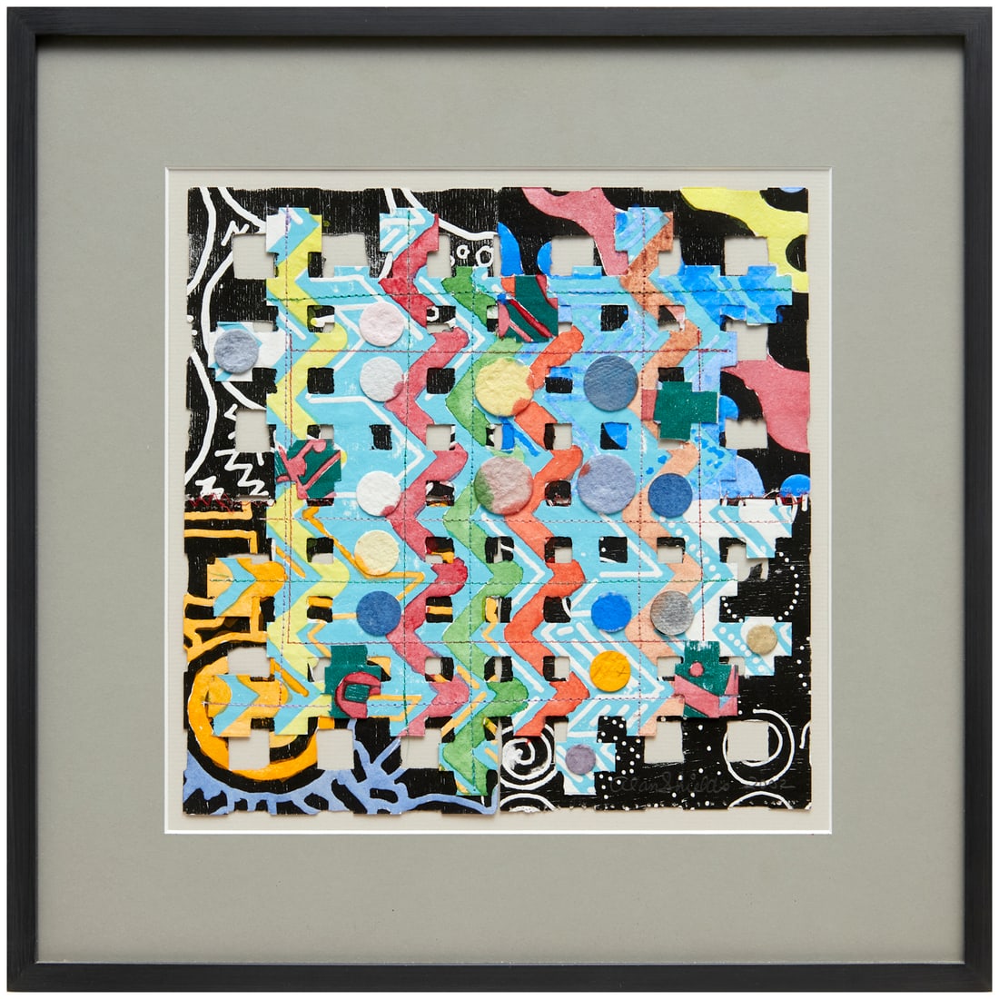 Alan Shields, mixed media on paper, 2002 (1 of 7)