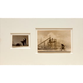 Man Ray, (2) silver gelatin photographs