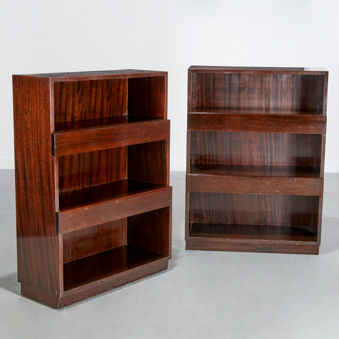 Pair Edward Wormley for Dunbar mahogany bookcases (1 of 5)