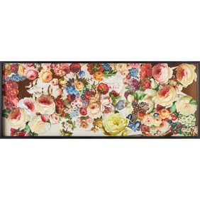 Jim Lambie, large mixed media collage, 2014