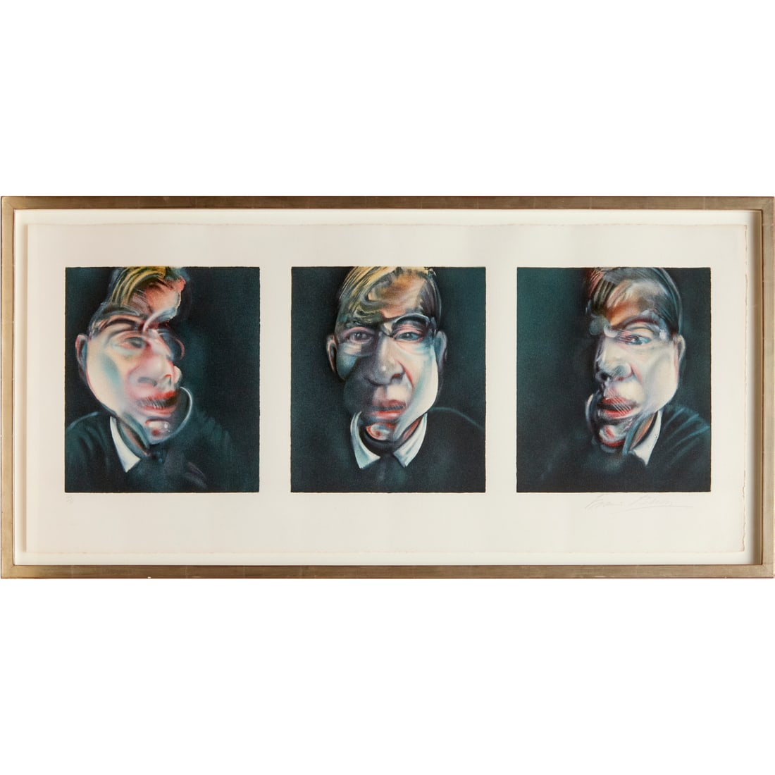 Francis Bacon, lithograph triptych on paper, 1981 (1 of 7)