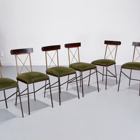 Mario Villa, set (6) dining chairs