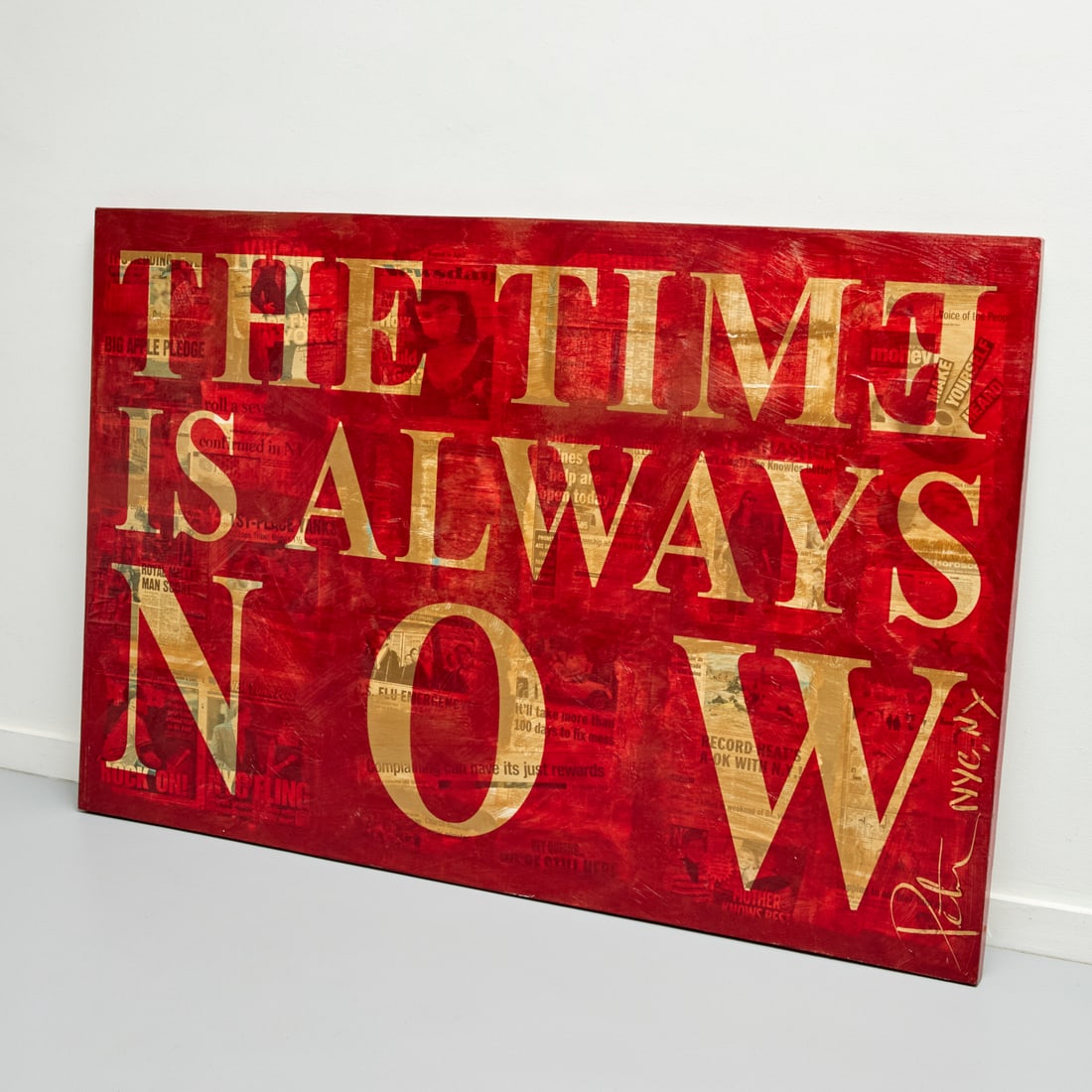 Peter Tunney, large mixed media on canvas, 2009 (1 of 7)